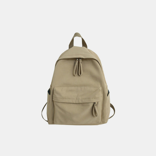 Zip Cotton Backpack Bag - The Daily Makeover