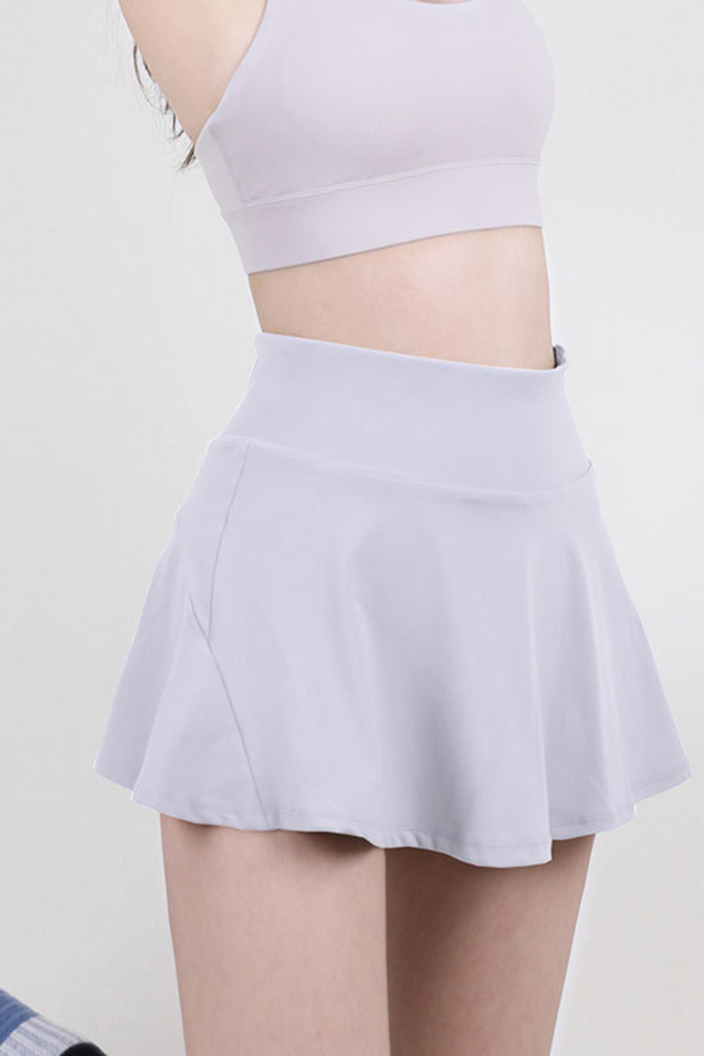 High Waist Pleated Active Skirt - The Daily Makeover
