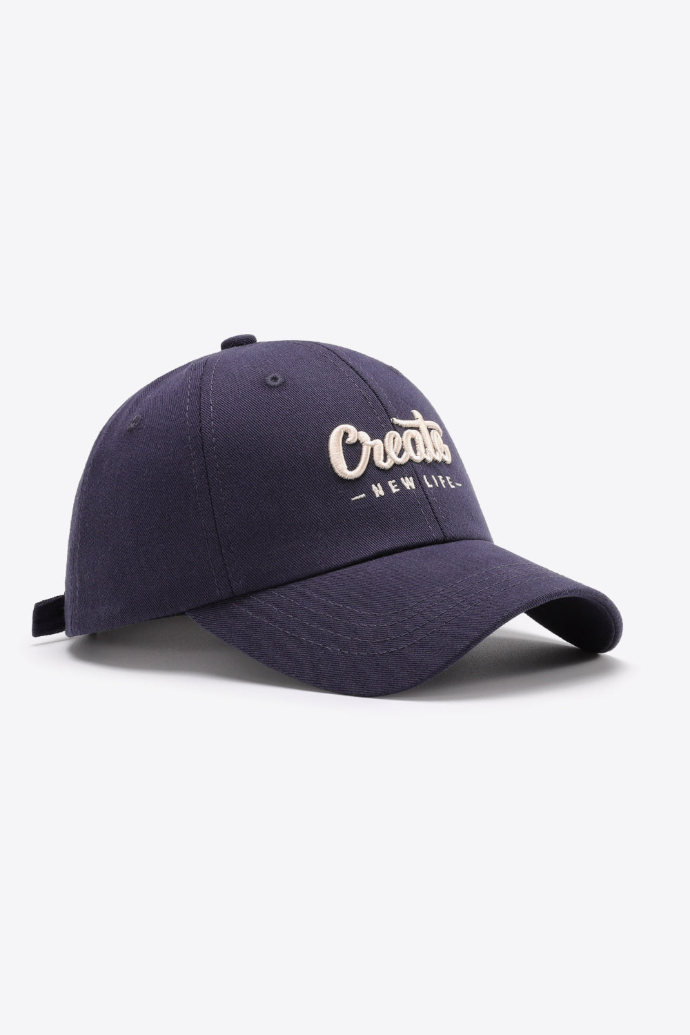 CREATE NEW LIFE Adjustable Cotton Baseball Cap - The Daily Makeover