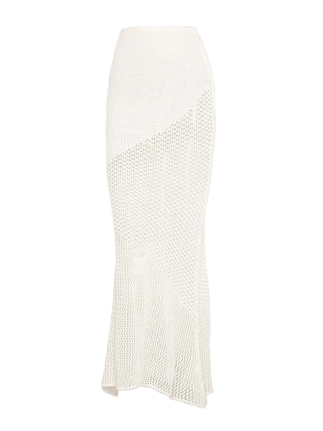 Tied Long Sleeve Top and Skirt Cover Up Set - The Daily Makeover