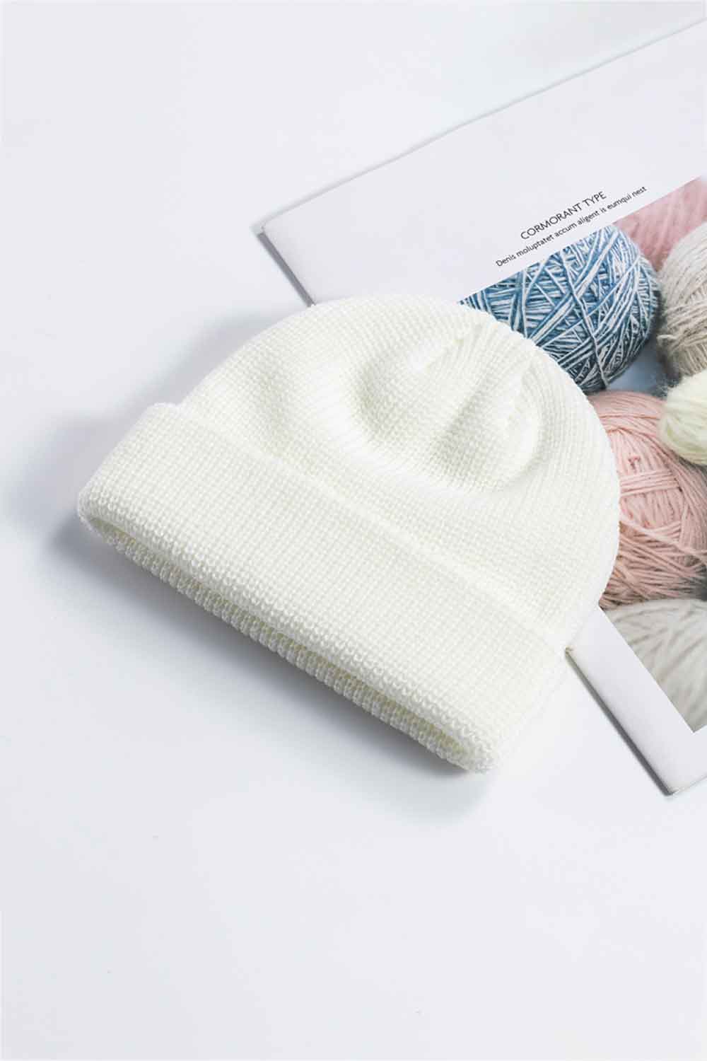 Cozy Rib-Knit Cuff Beanie - The Daily Makeover