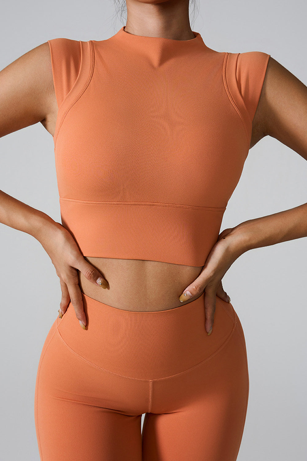 Mock Neck Active Tank - The Daily Makeover