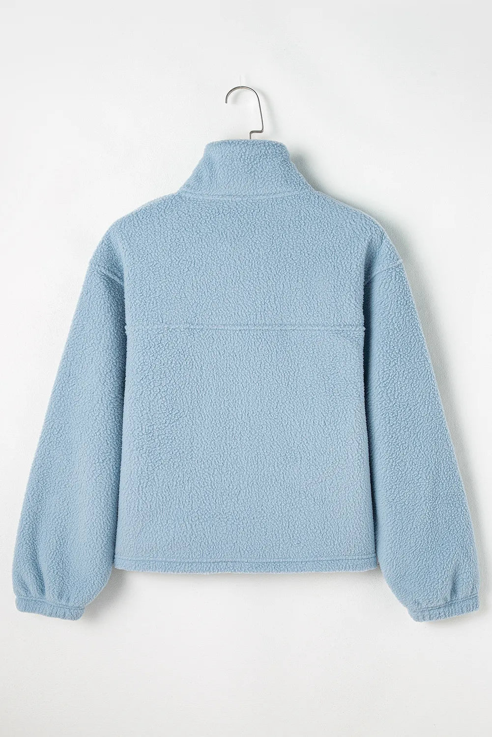 Half Zip Long Sleeve Sweatshirt - The Daily Makeover