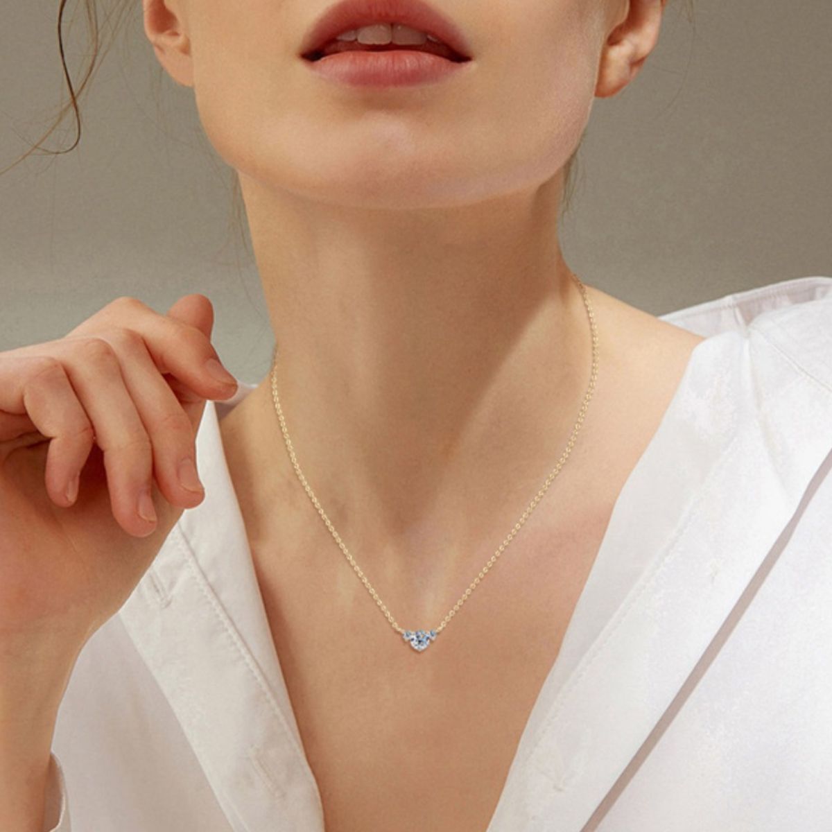 Pacific Twilight Pendant – 1.2 Carat Moissanite in Sterling Silver - The Daily Makeover