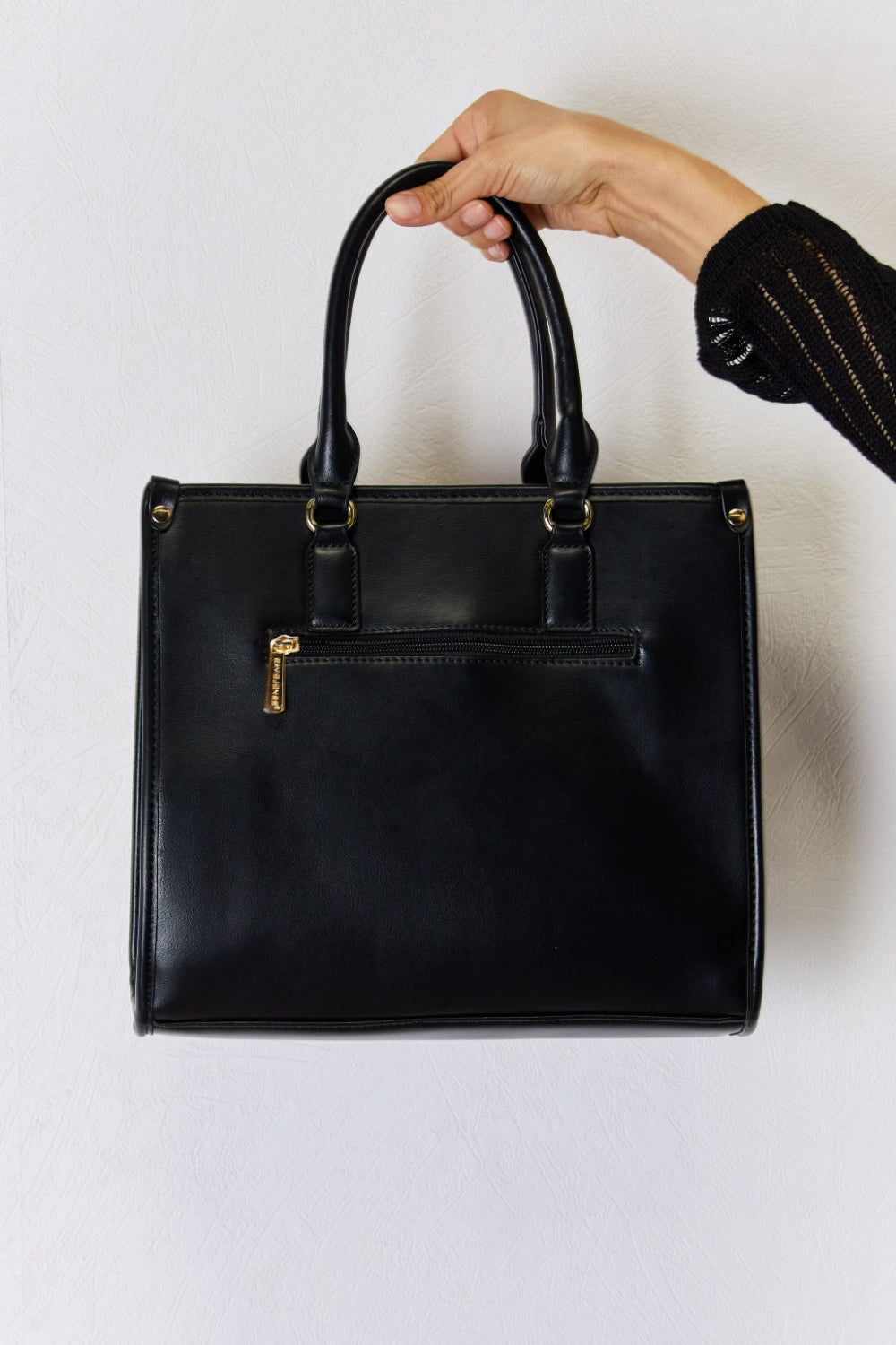 David Jones Argyle Pattern PU Leather Handbag - The Daily Makeover