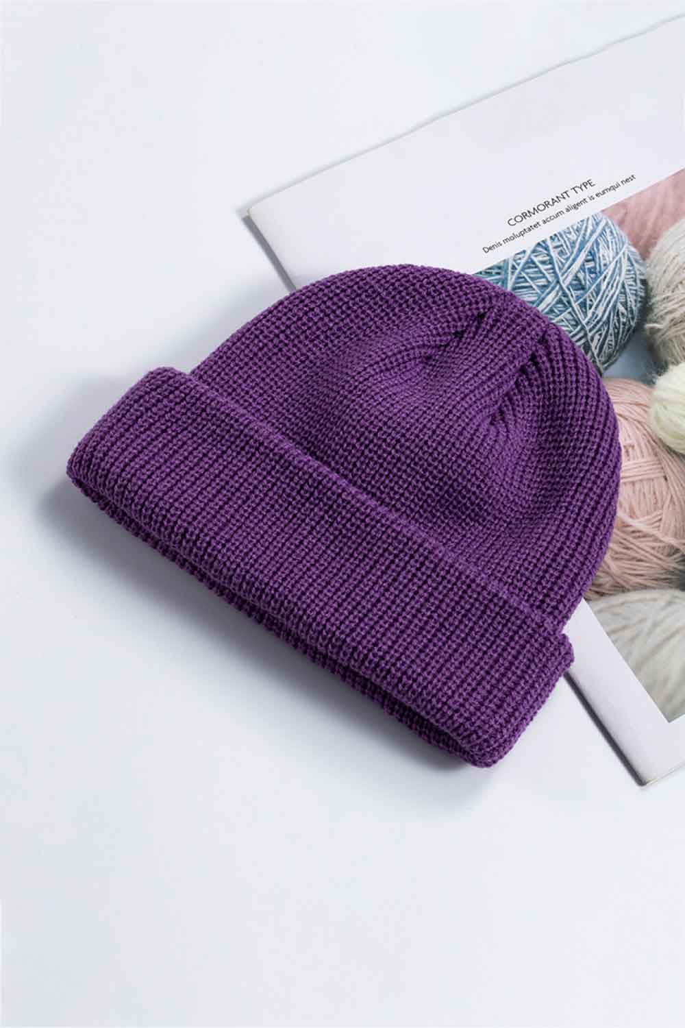 Cozy Rib-Knit Cuff Beanie - The Daily Makeover