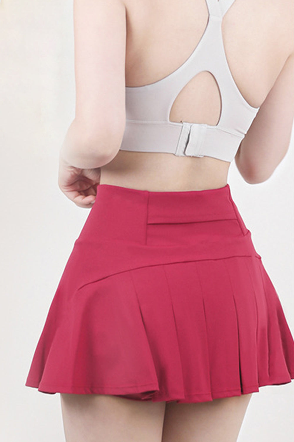 High Waist Pleated Active Skirt - The Daily Makeover