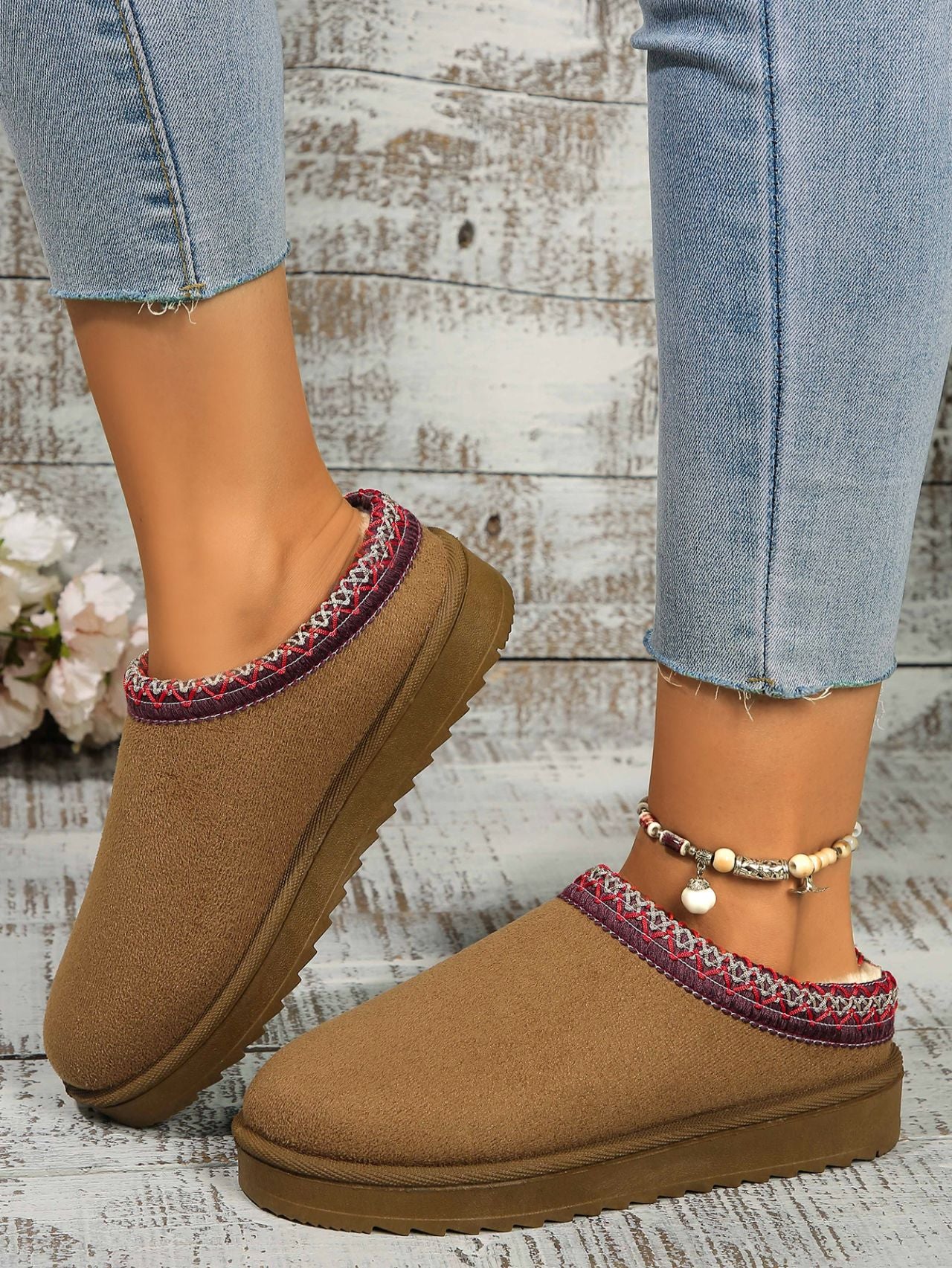 Round Toe Platform Slippers - The Daily Makeover