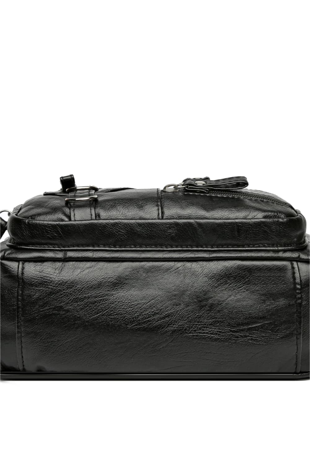 Multi-Pocket PU Leather Crossbody Bag - The Daily Makeover