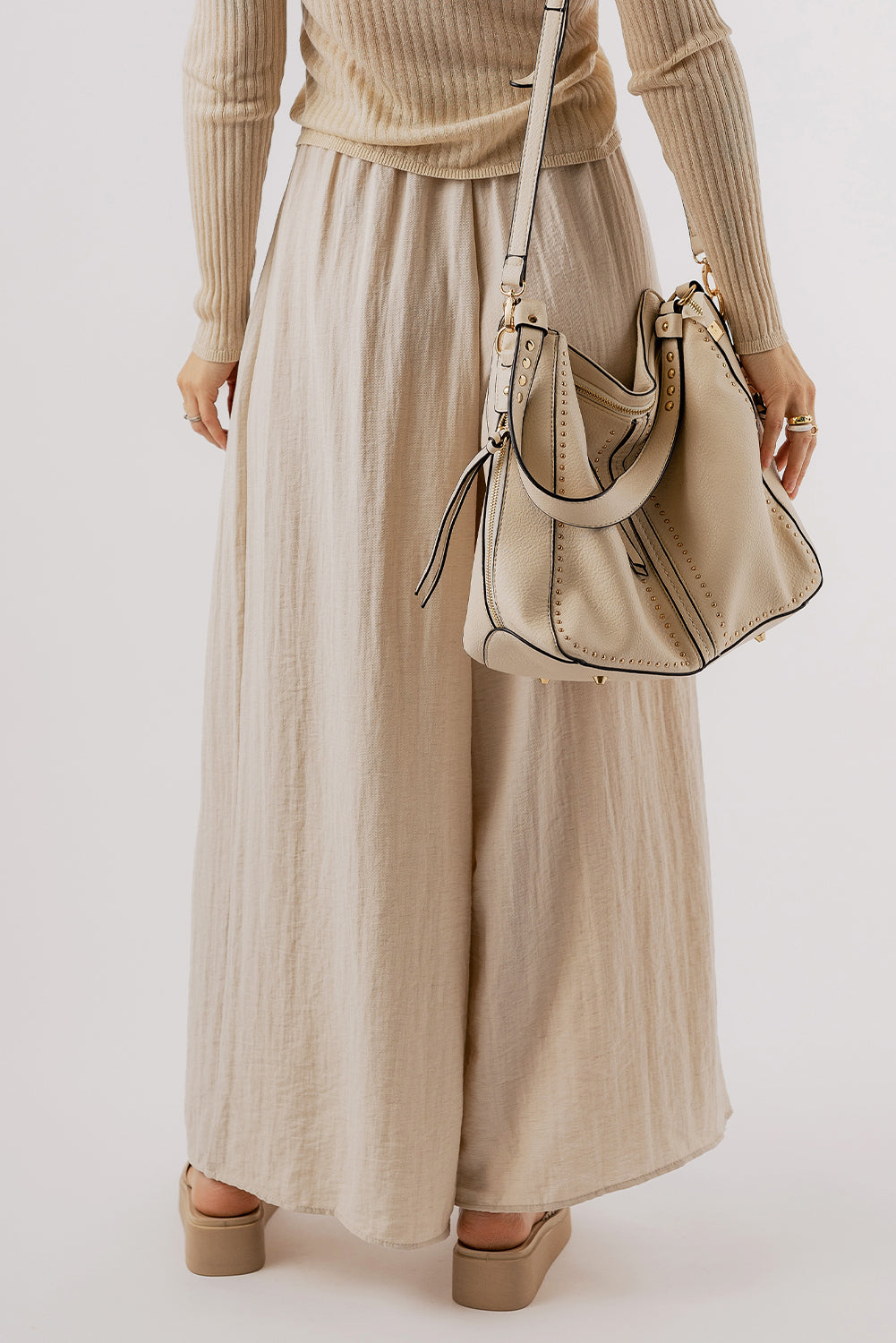 Tied Wide Leg Pants - The Daily Makeover