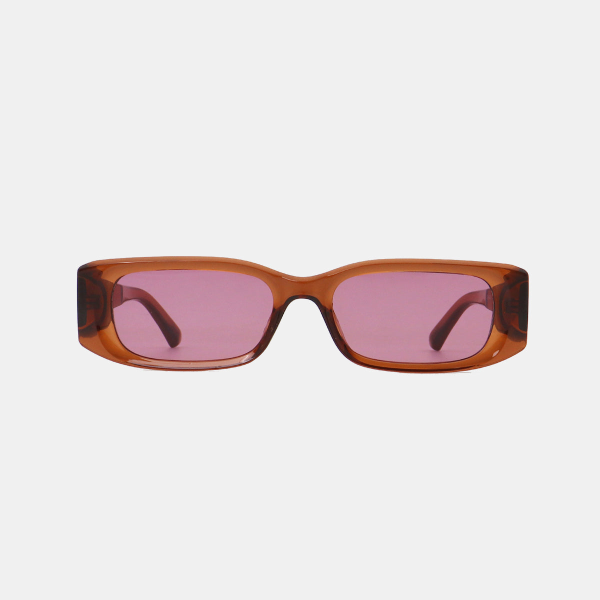 Polycarbonate Frame Rectangle Sunglasses - The Daily Makeover