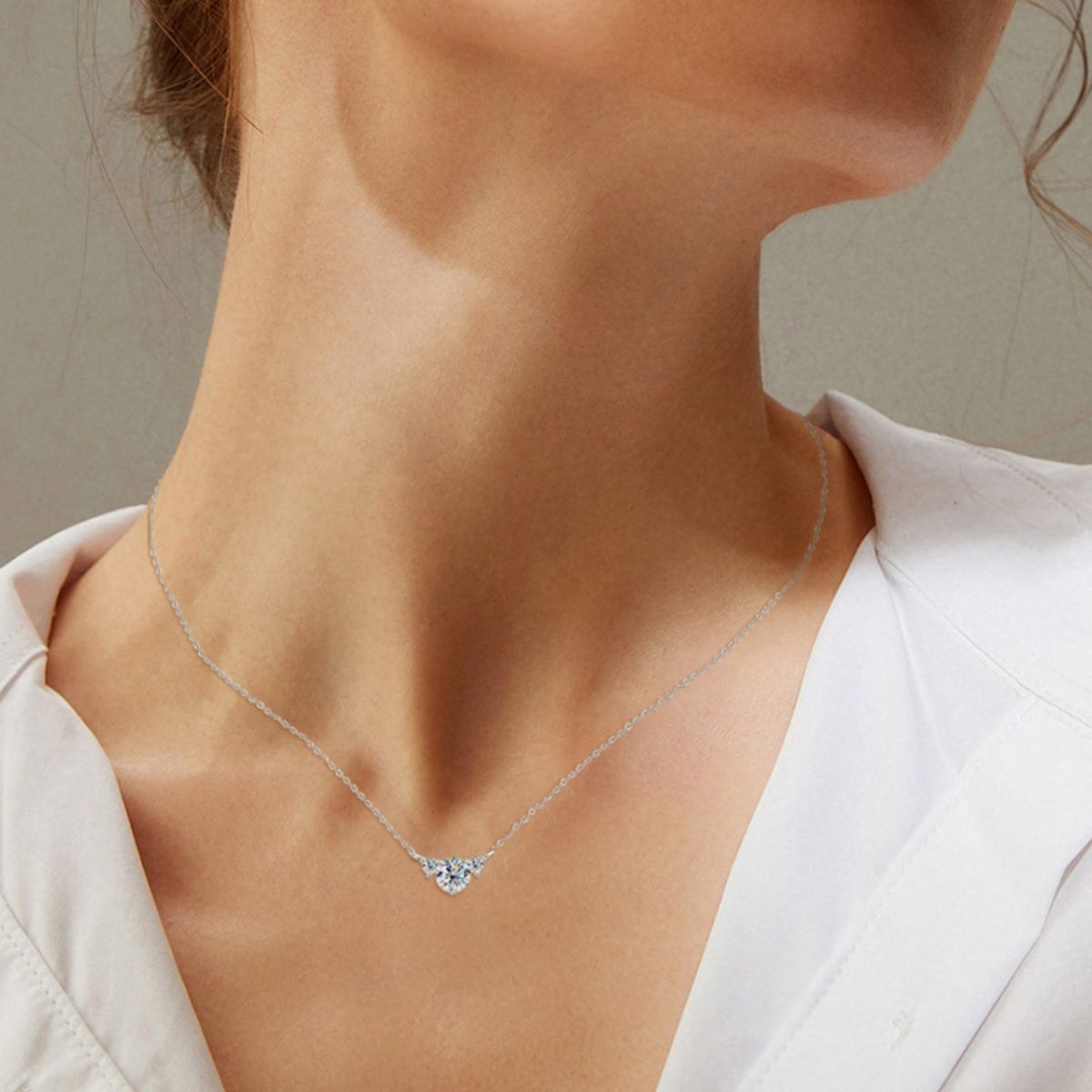 Pacific Twilight Pendant – 1.2 Carat Moissanite in Sterling Silver - The Daily Makeover