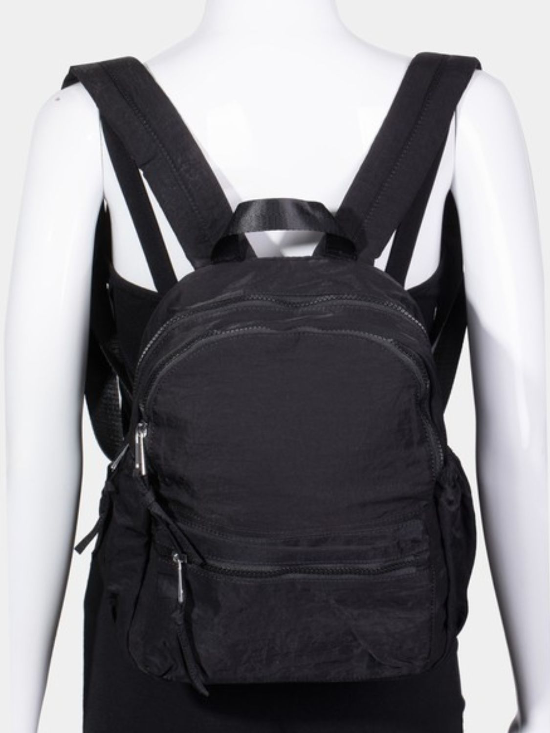 Fame Nylon Multi Pocket Backpack Bag - The Daily Makeover