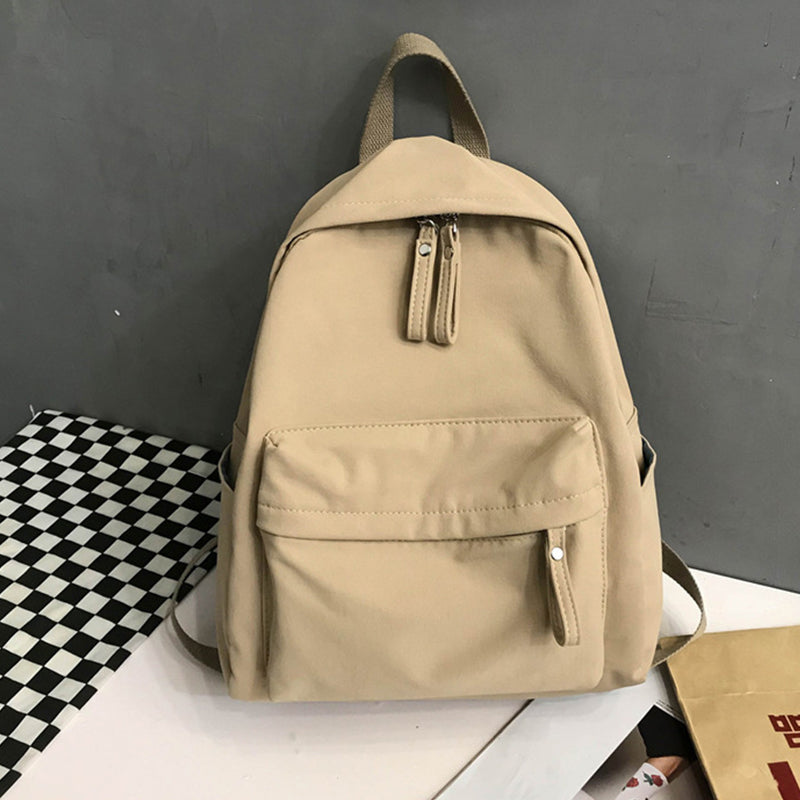 Zip Cotton Backpack Bag - The Daily Makeover