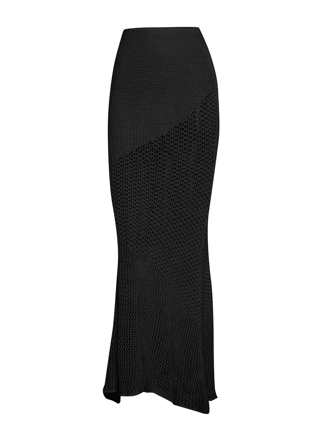 Tied Long Sleeve Top and Skirt Cover Up Set - The Daily Makeover
