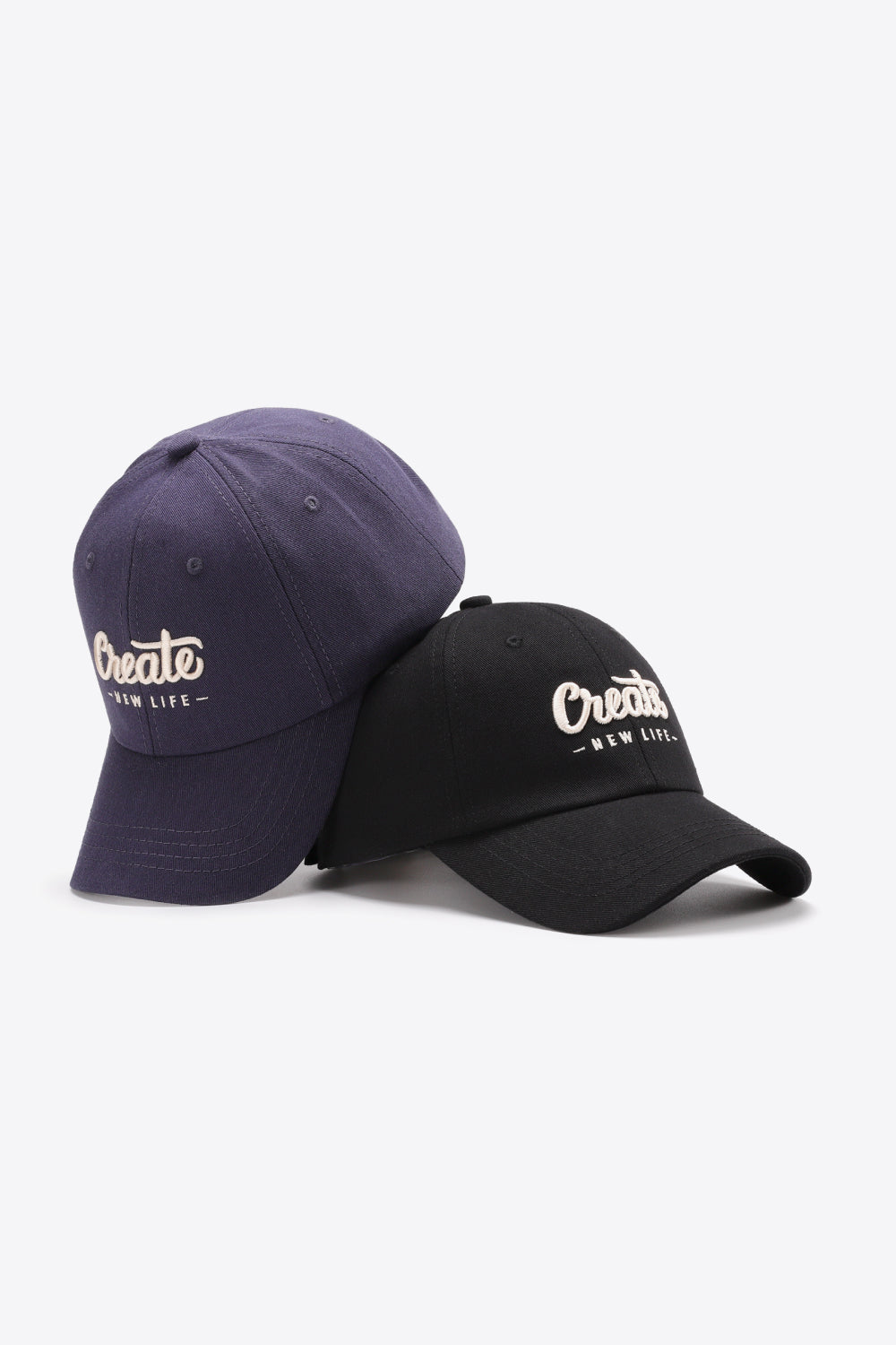 CREATE NEW LIFE Adjustable Cotton Baseball Cap - The Daily Makeover