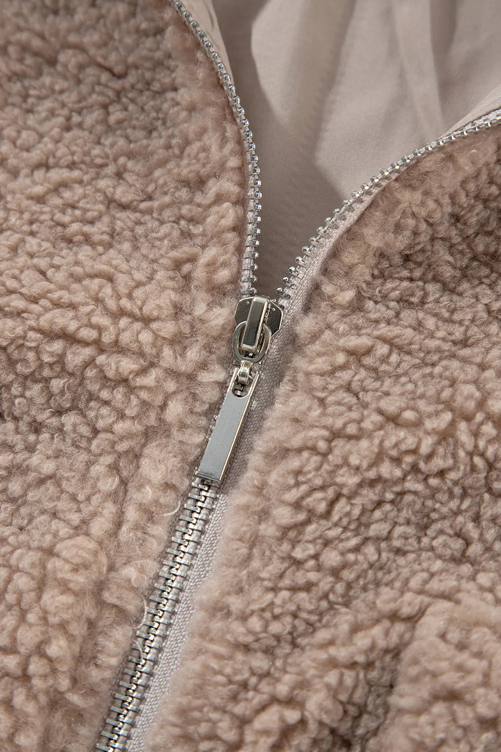 Zip Up Long Sleeve Plush Jacket - The Daily Makeover