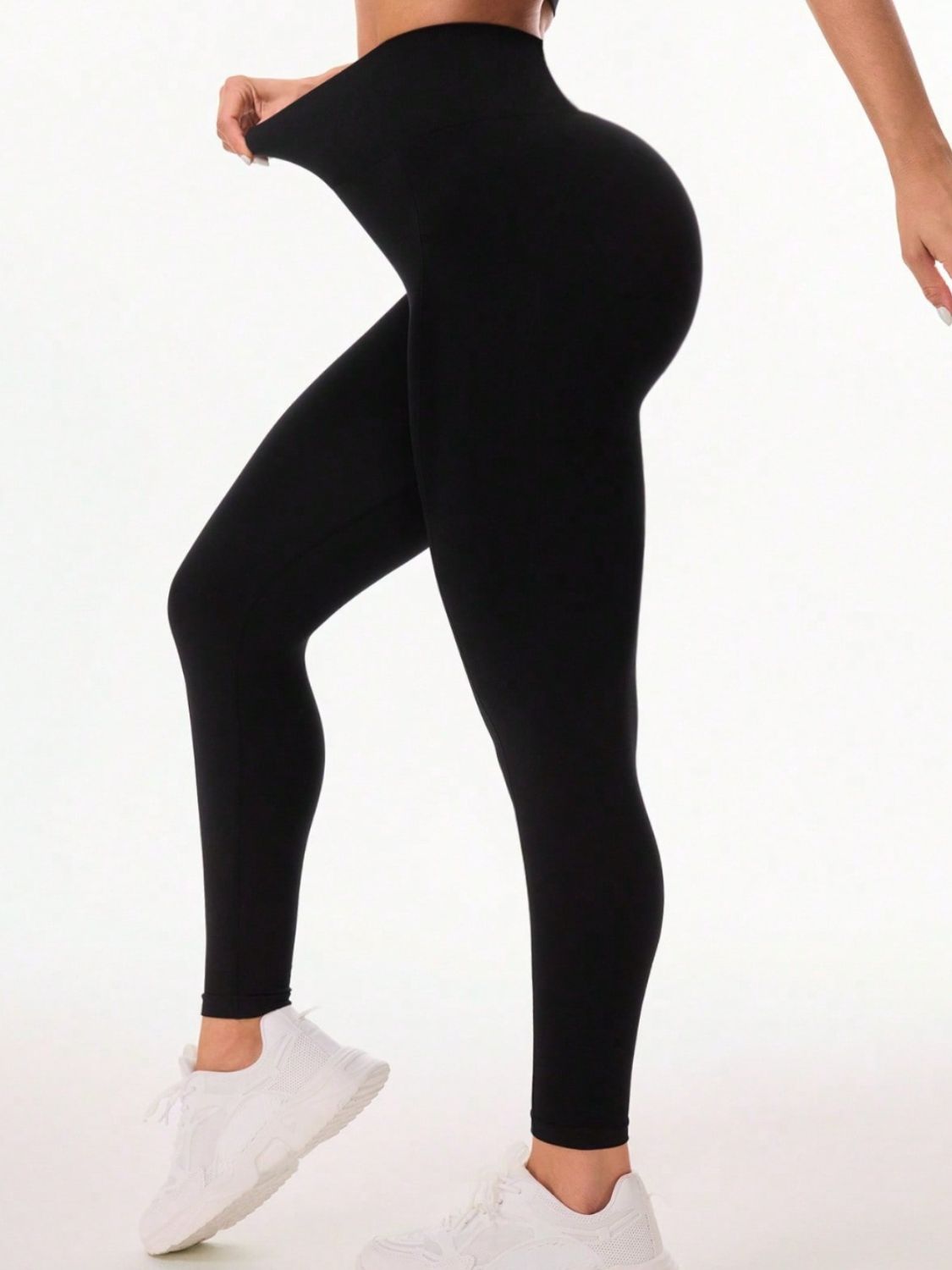Pocketed High Waist Active Leggings - The Daily Makeover