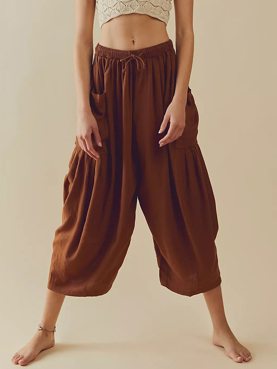 Full Size Wide Leg Pants with Pockets - The Daily Makeover