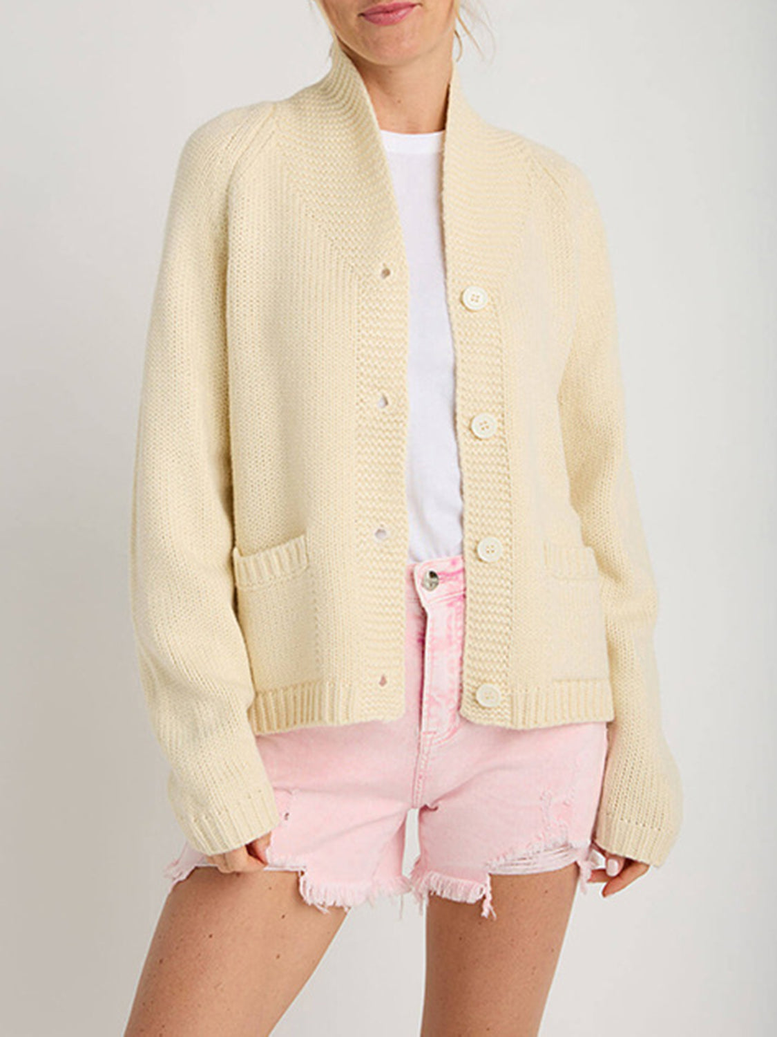 Lobster Button Up Long Sleeve Cardigan - The Daily Makeover