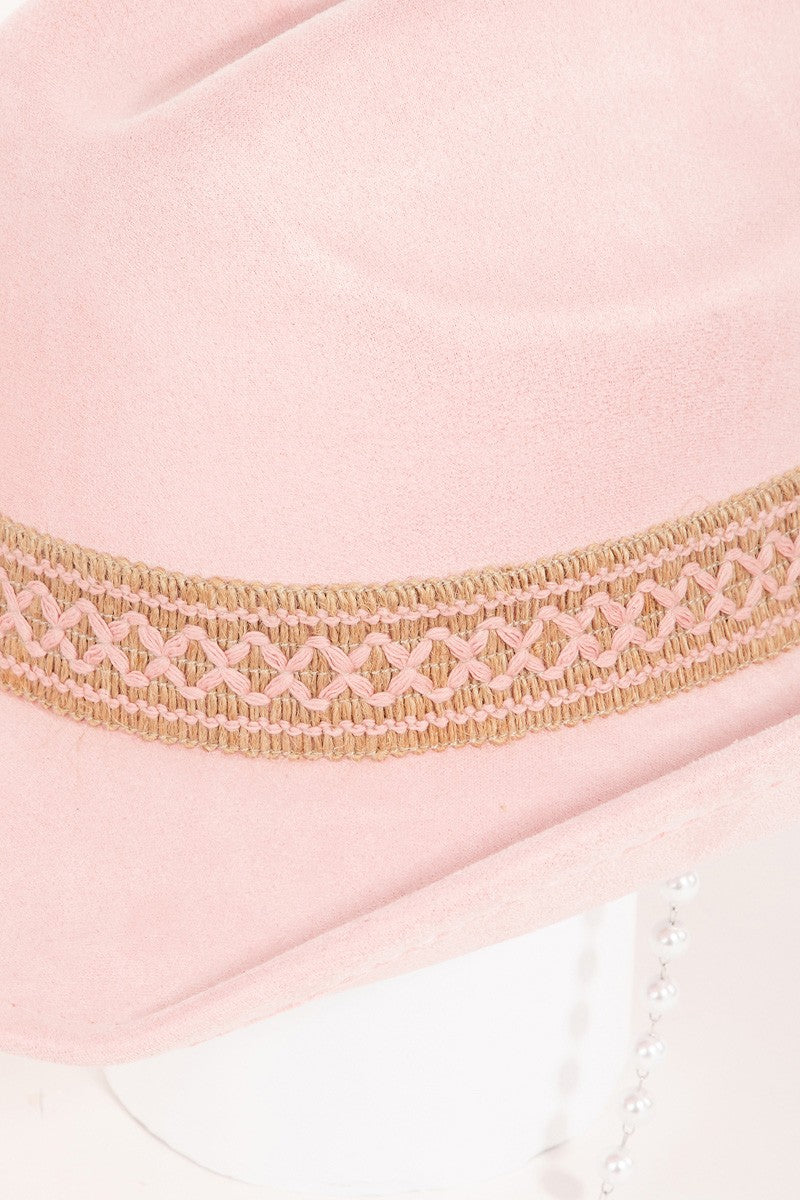 Fame Ornate Band Cowboy Hat - The Daily Makeover