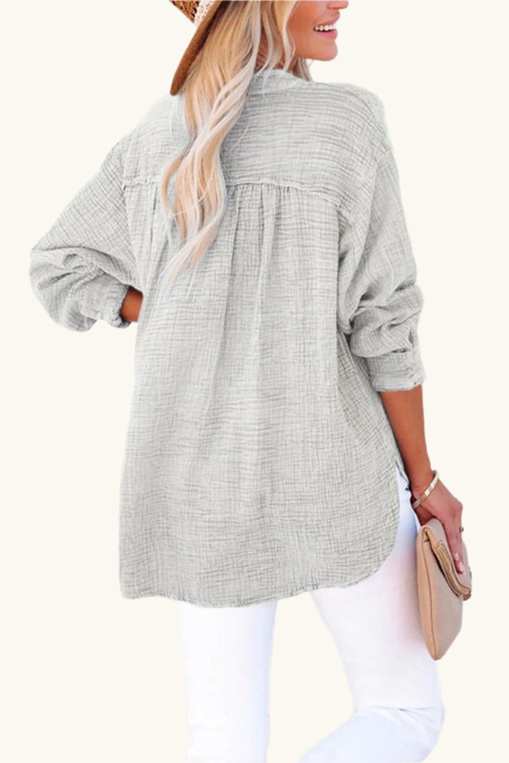 Big Sur Long Sleeve Blouse - The Daily Makeover