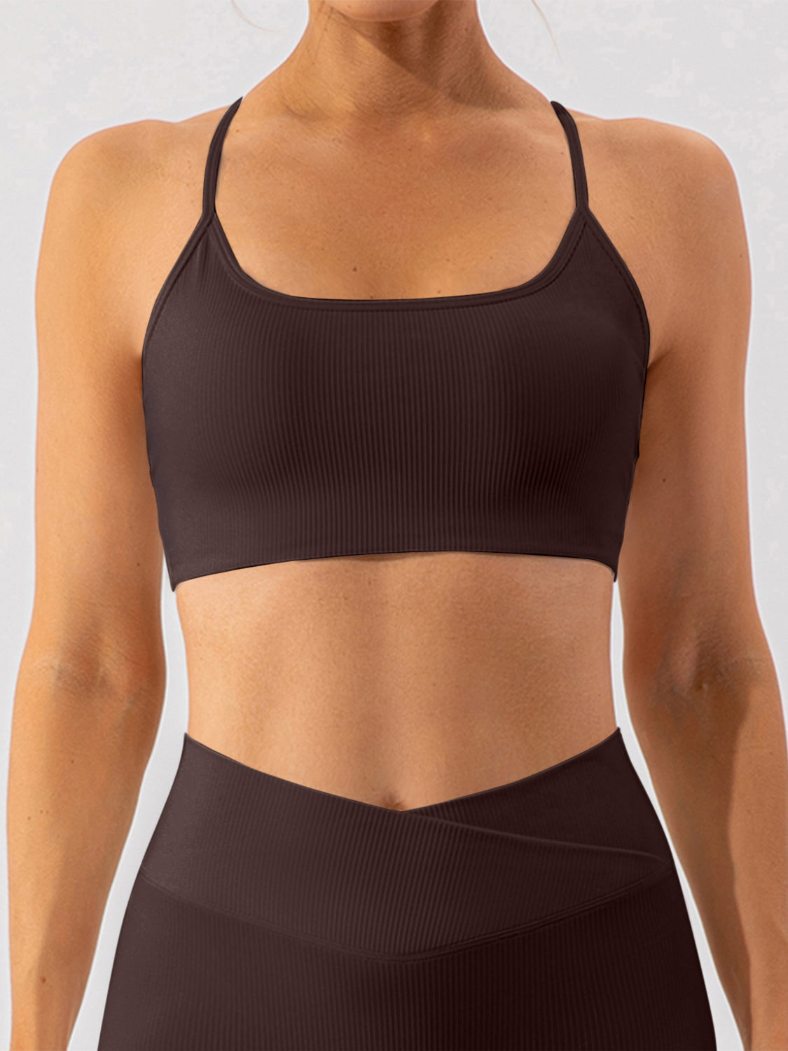 Spaghetti Strap Active Bra - The Daily Makeover