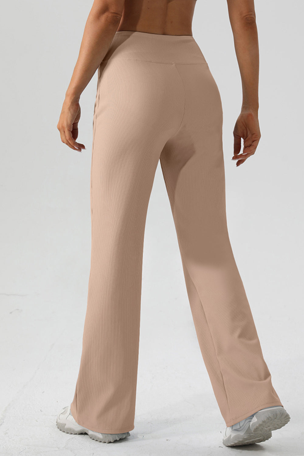 High Waist Straight Active Pants - The Daily Makeover