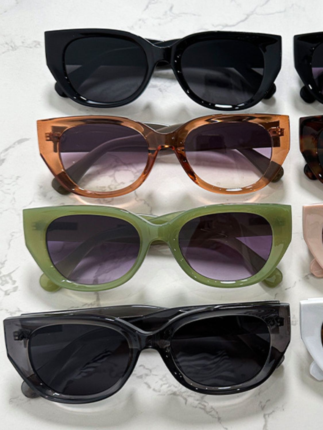 Cat Eye Polycarbonate Frame Sunglasses - The Daily Makeover