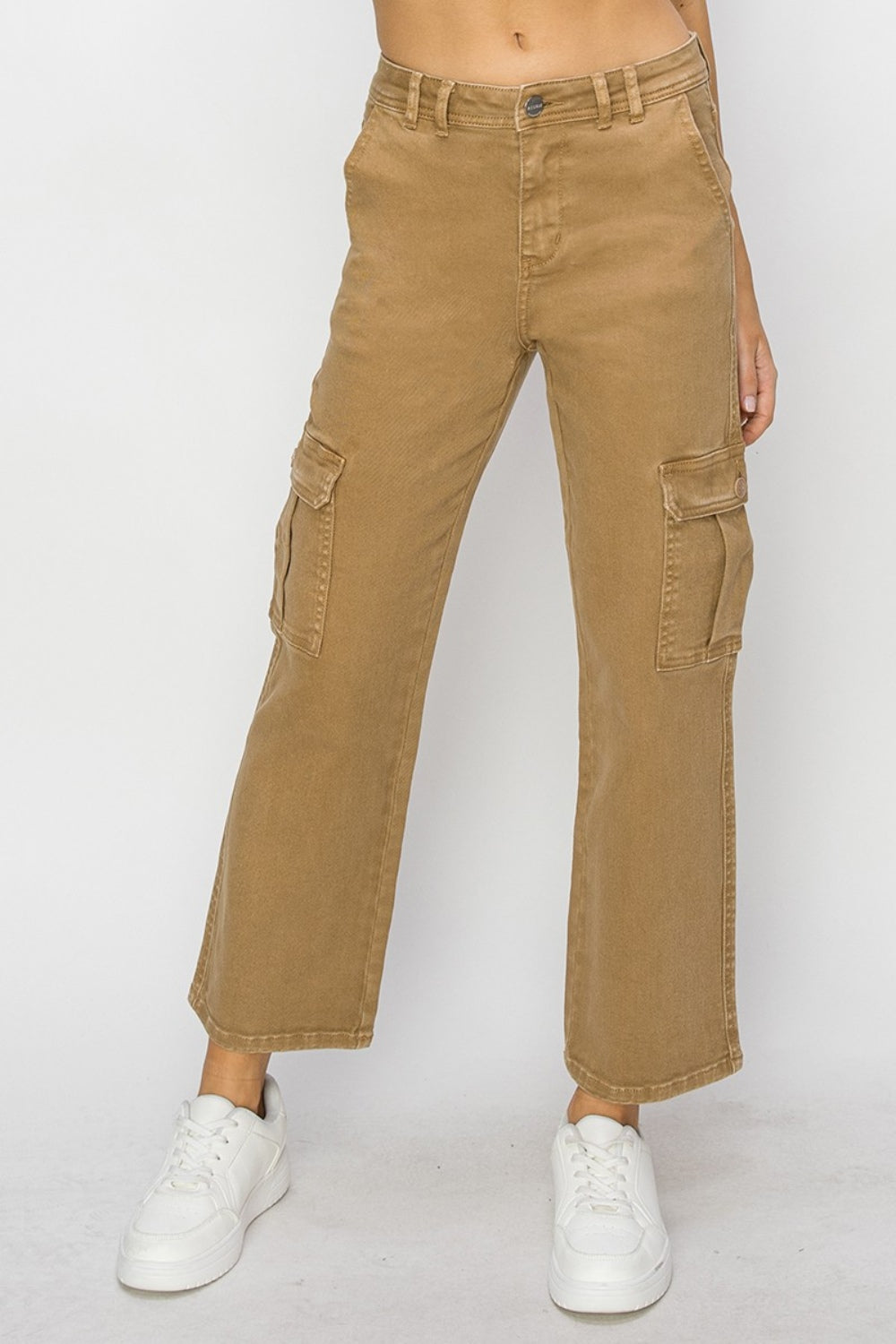 Full Size High Rise Cargo Jeans - The Daily Makeover