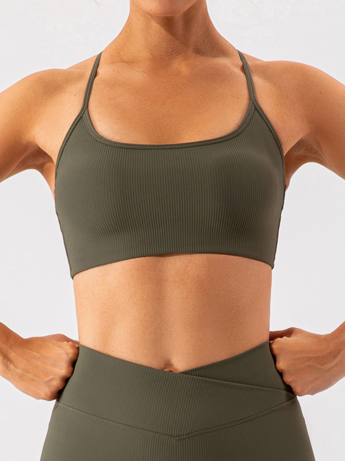 Spaghetti Strap Active Bra - The Daily Makeover