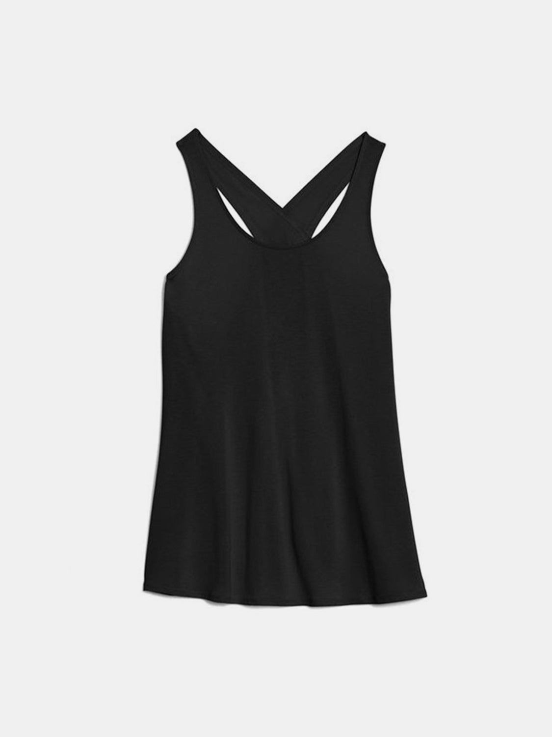 Crisscross Scoop Neck Active Tank - The Daily Makeover