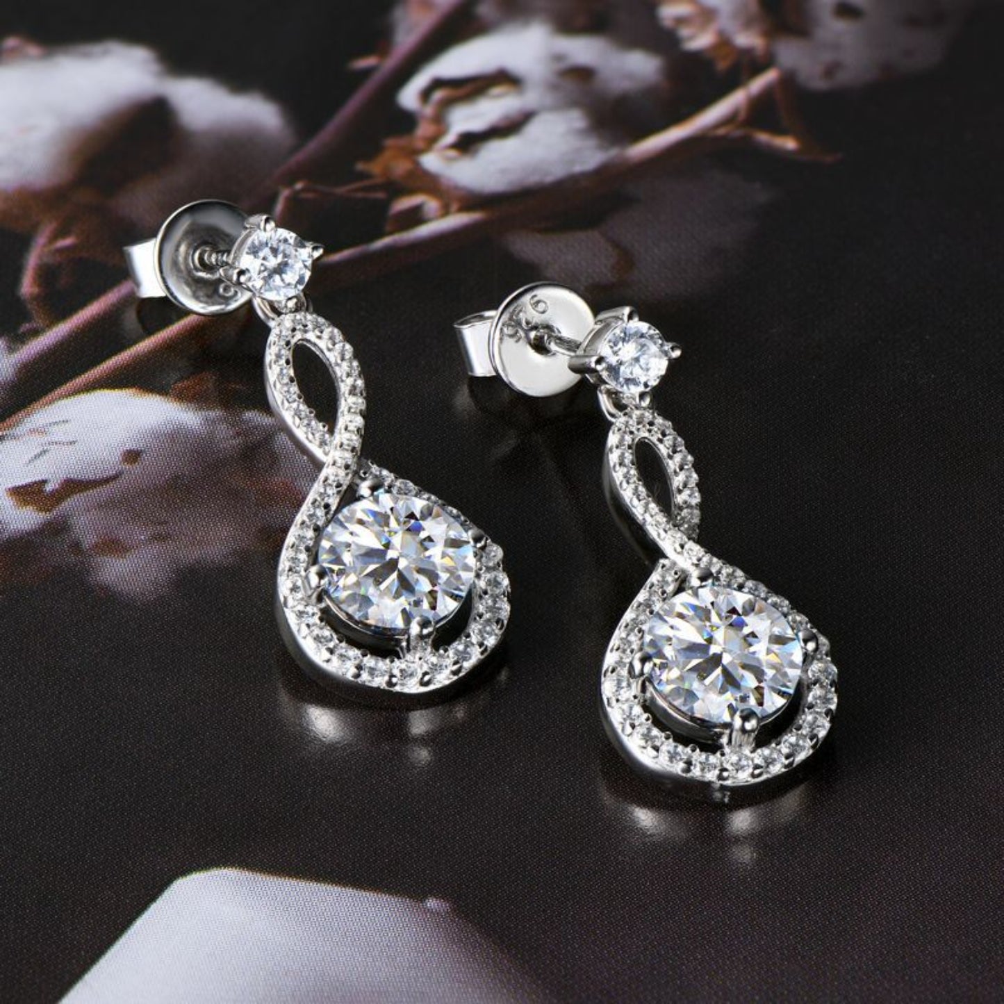 1 Carat Moissanite 925 Sterling Silver Earrings - The Daily Makeover