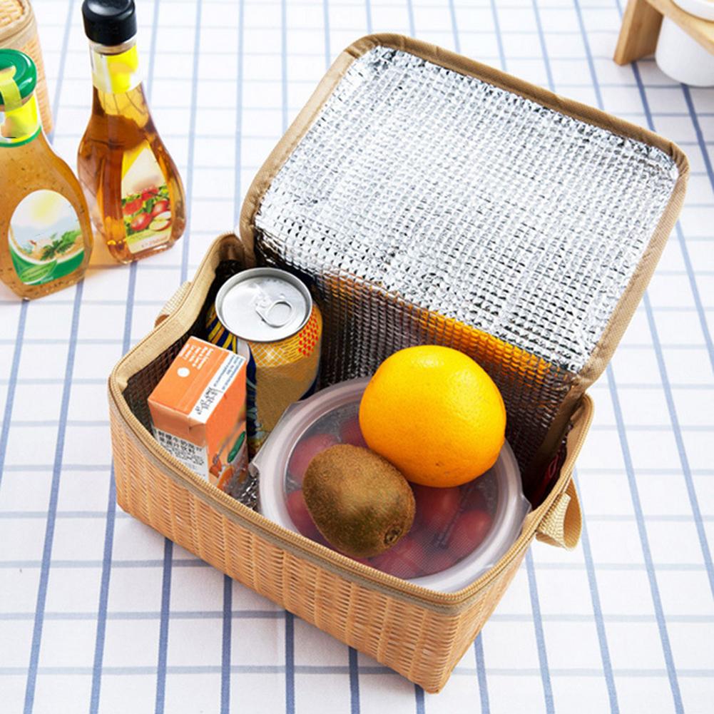 Outdoor Camping Picnic Wicker Basket - The Daily Makeover