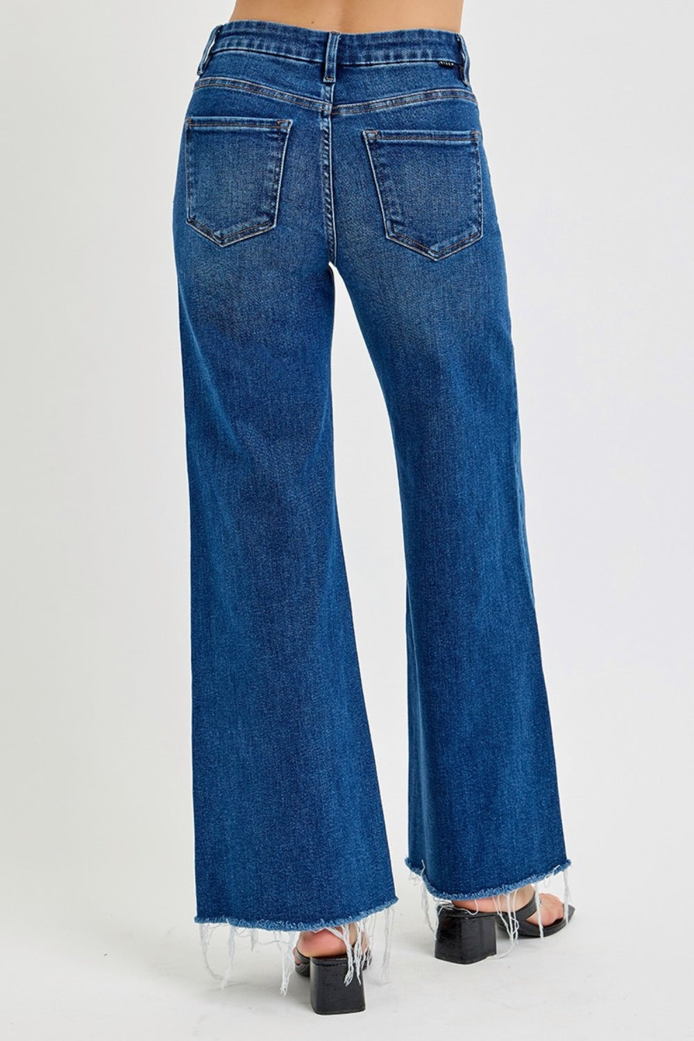RISEN Tummy Control High Rise Wide Leg Jeans - The Daily Makeover