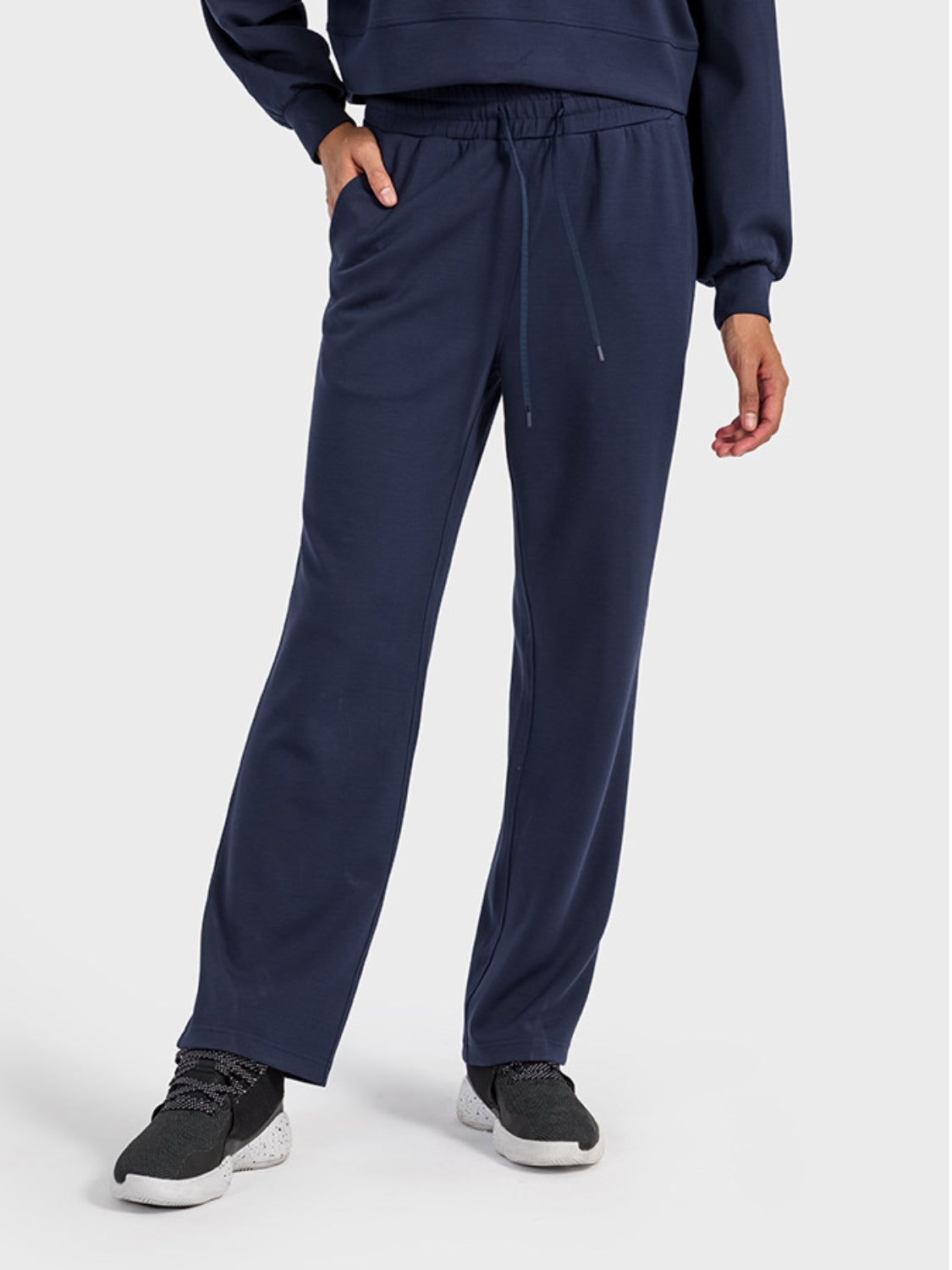 Drawstring Pocketed Sport Pants - The Daily Makeover