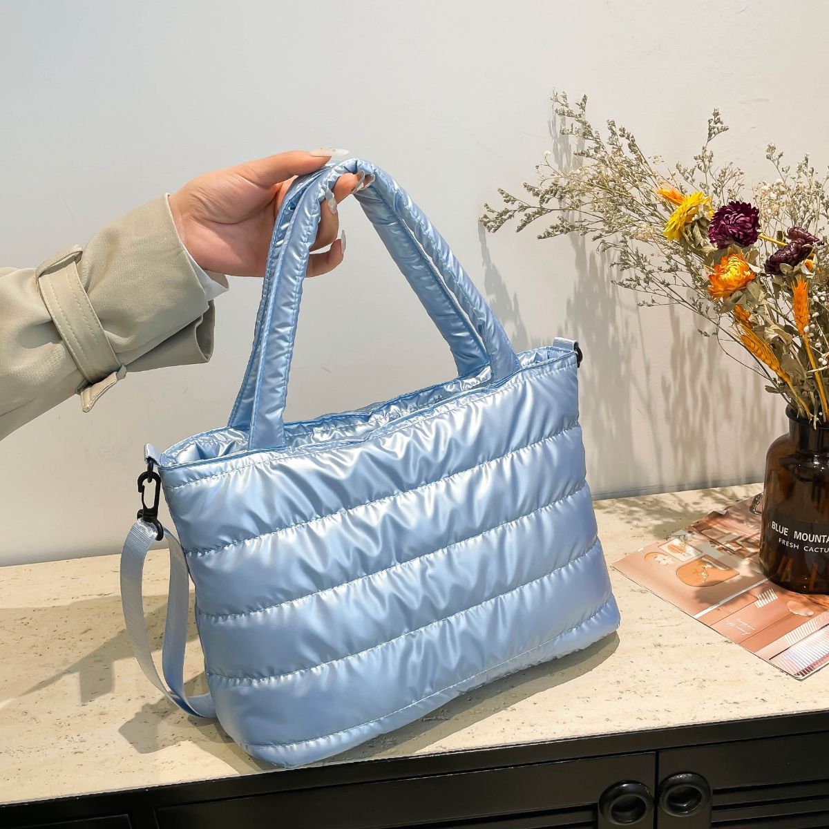 PU Leather Detachable Strap Crossbody Bag - The Daily Makeover