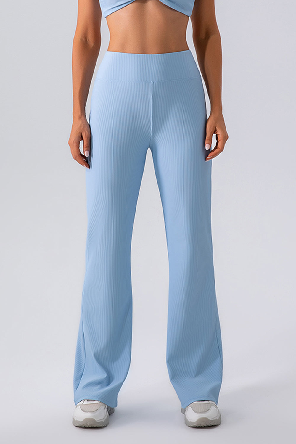 High Waist Straight Active Pants - The Daily Makeover