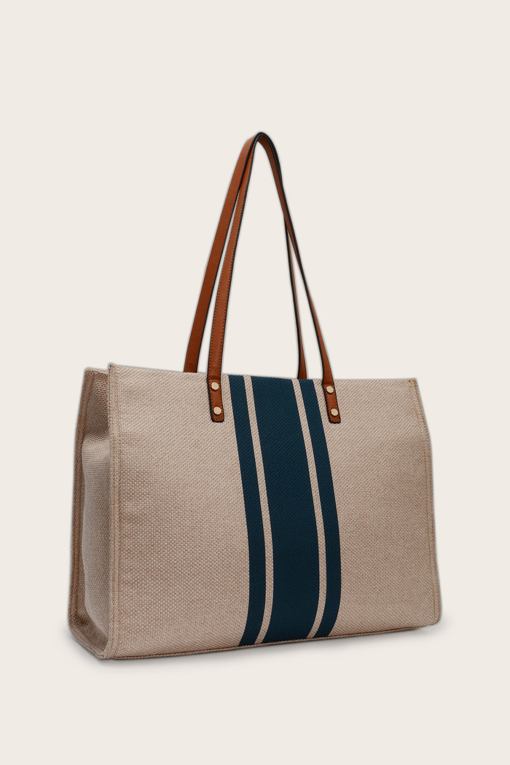 Striped Tote Bag - The Daily Makeover