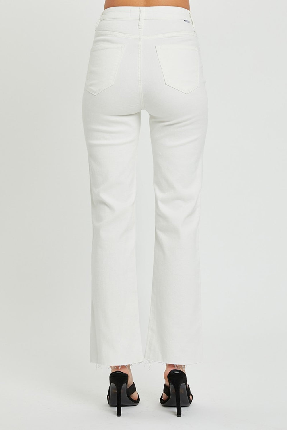 Full Size High Rise Tummy Control Straight Jeans - The Daily Makeover