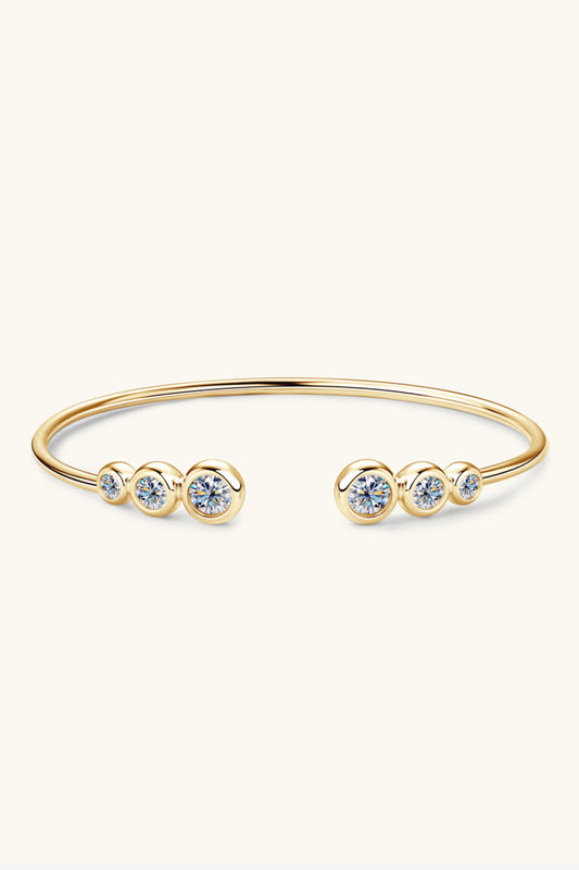 1.8 Carat Moissanite 925 Sterling Silver Bracelet - The Daily Makeover