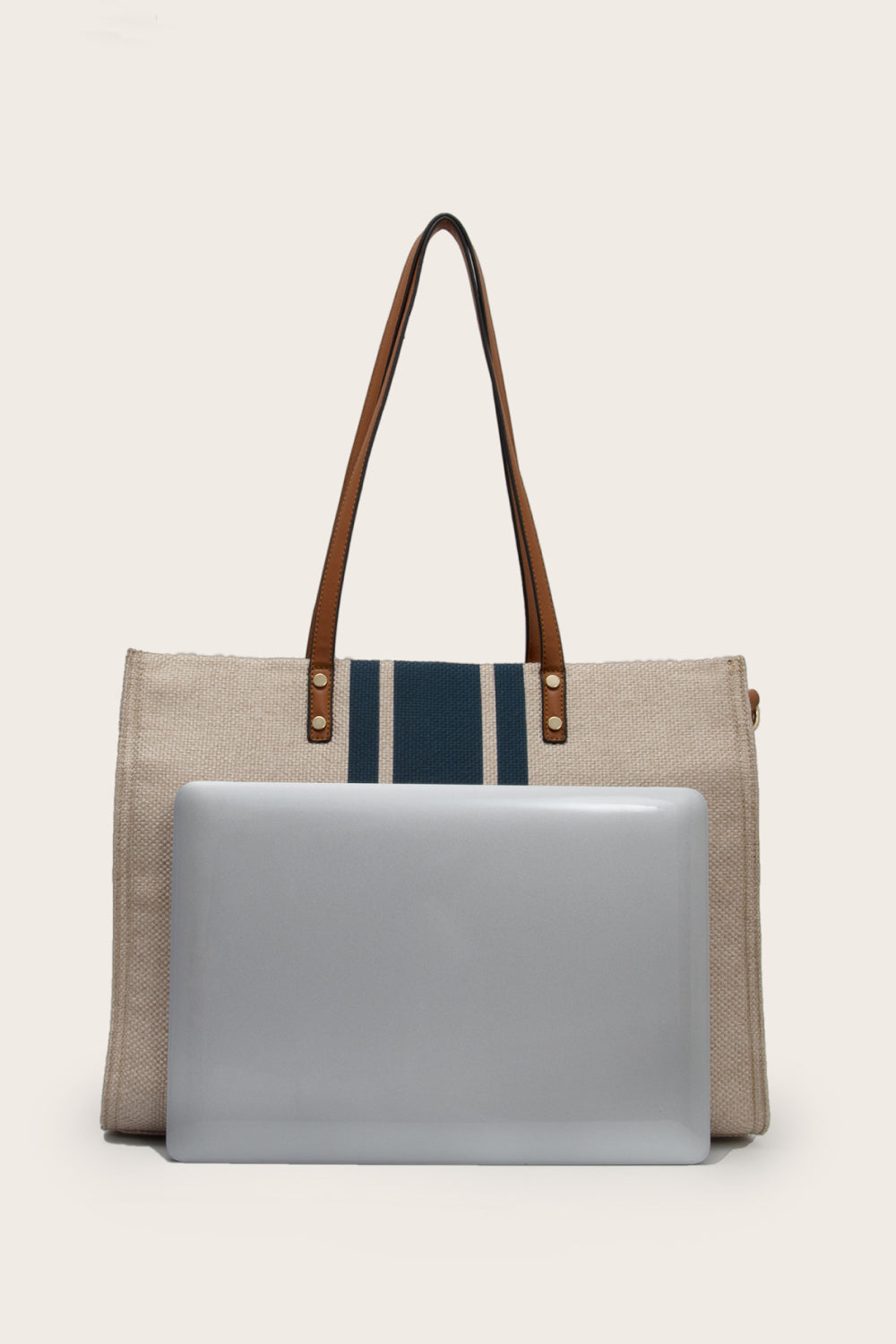 Striped Tote Bag - The Daily Makeover
