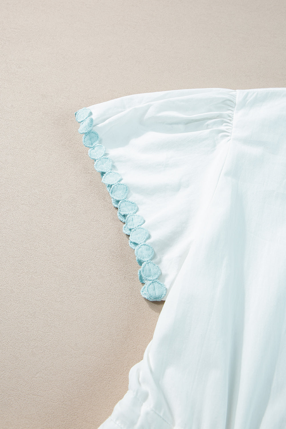 Contrast Trim Button Up Short Sleeve Dress - The Daily Makeover