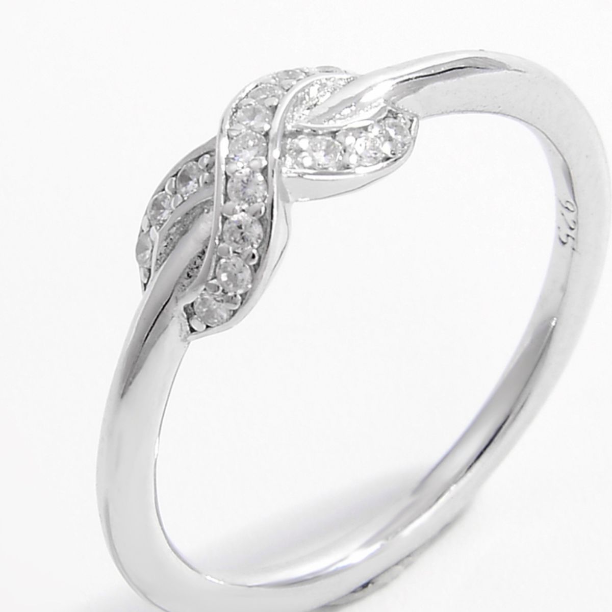 925 Sterling Silver Zircon Geometric Ring - The Daily Makeover