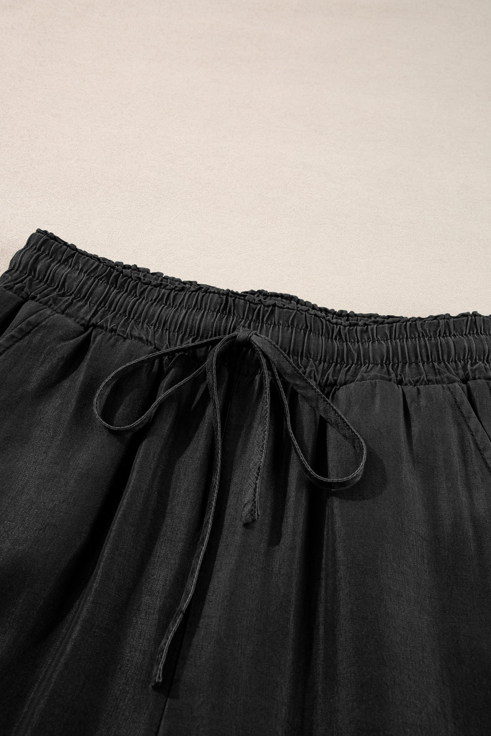 Drawstring Wide Leg Jeans - The Daily Makeover
