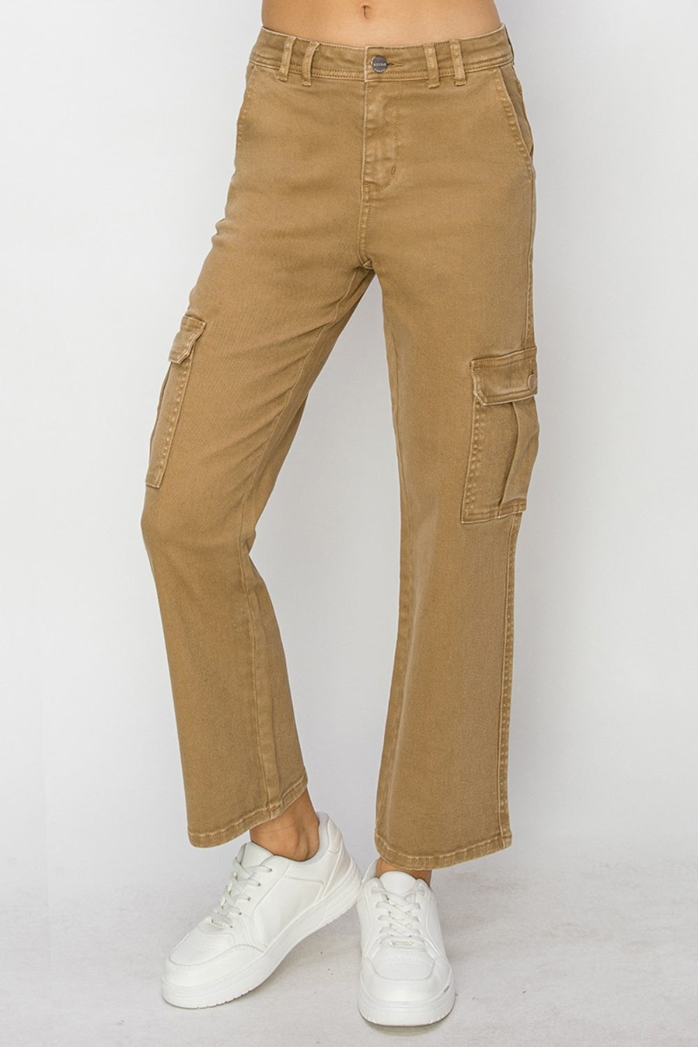 Full Size High Rise Cargo Jeans - The Daily Makeover