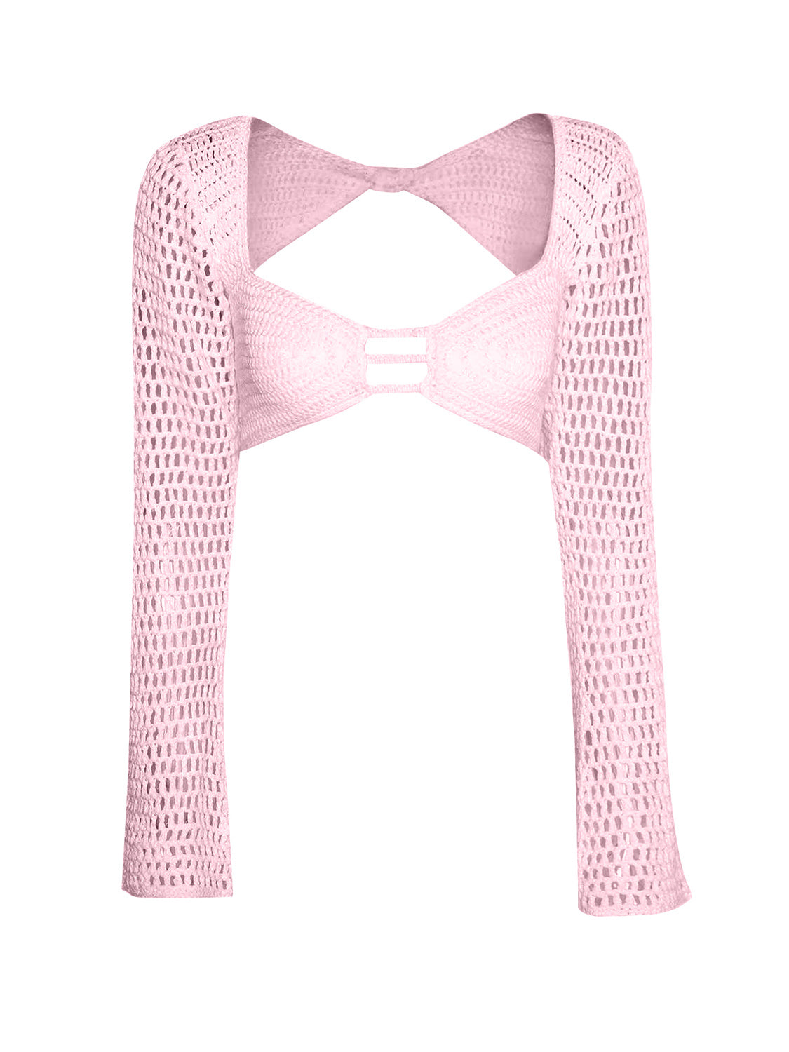 Tied Long Sleeve Top and Skirt Cover Up Set - The Daily Makeover