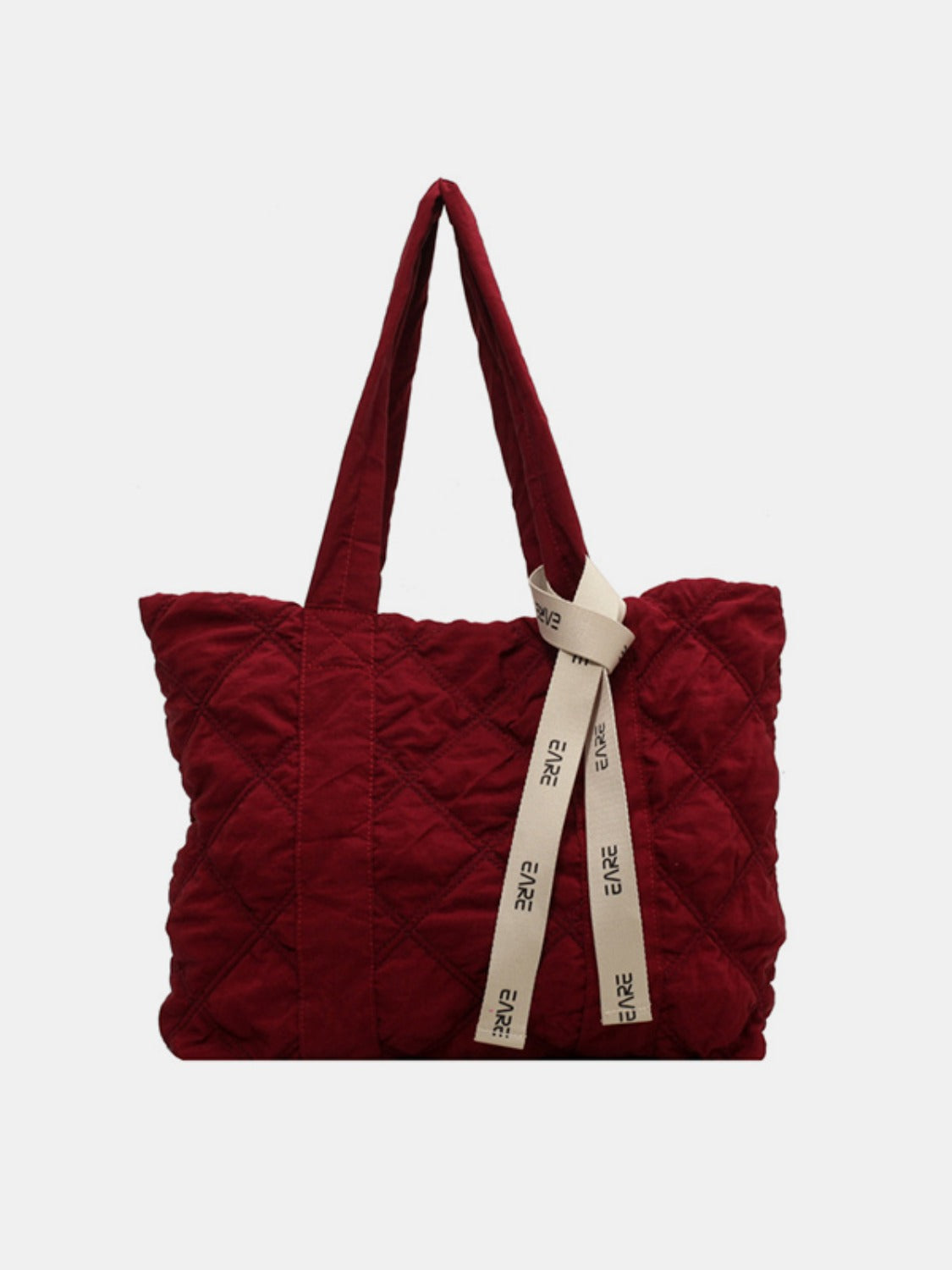 Quilted Nylon Large Tote Bag - The Daily Makeover