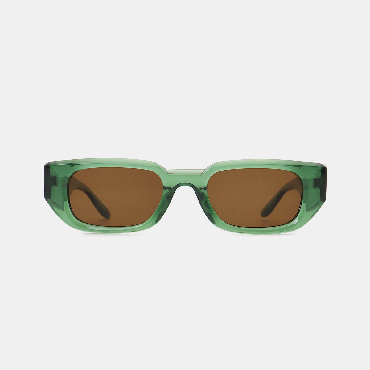 Polycarbonate Frame Rectangle Sunglasses - The Daily Makeover