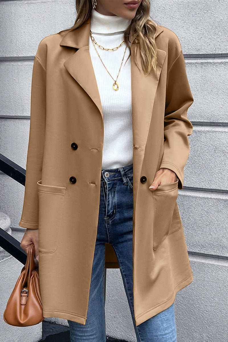 Ivy Lane Lapel Collar Long Sleeve Blazer - The Daily Makeover